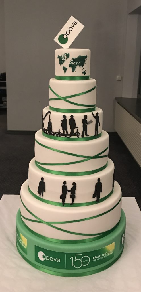 Gâteau personnalisé pour la société